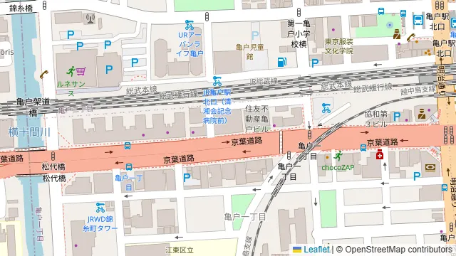 アンフェリシオンの周辺地図