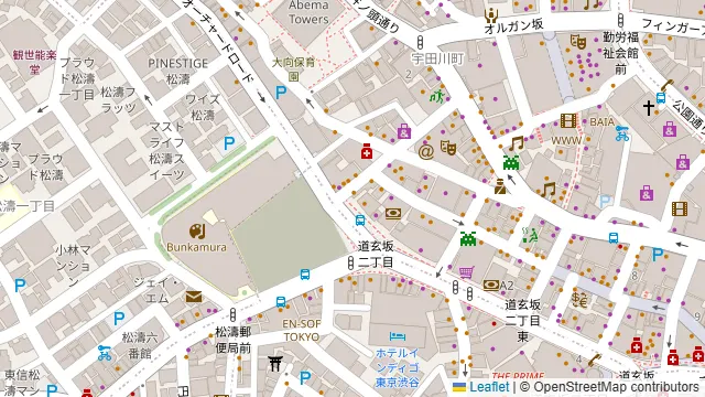 渋谷 Bazookaの周辺地図