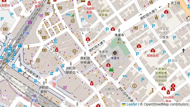 よりみち 町田店の周辺地図