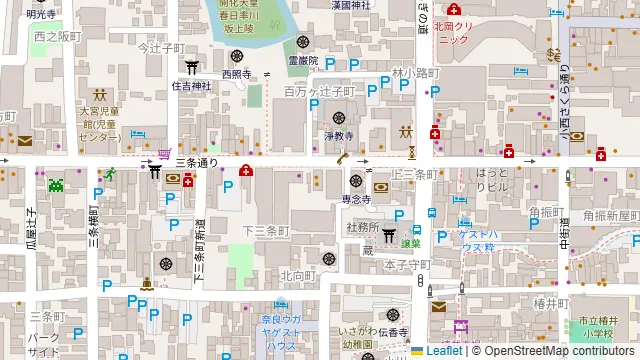 シェアスペlounge奈良_410の周辺地図