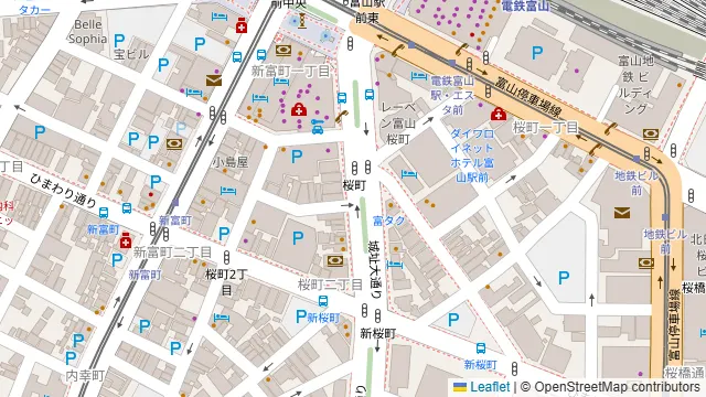 焼鳥たてやまの周辺地図