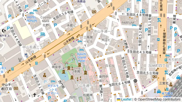 CAFÉ&BAR Kinokoの周辺地図