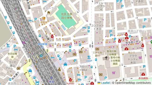 【完全個室】土鍋と創作和食 権兵衛 赤羽本店の周辺地図