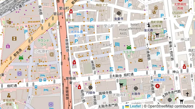 ARATAの周辺地図