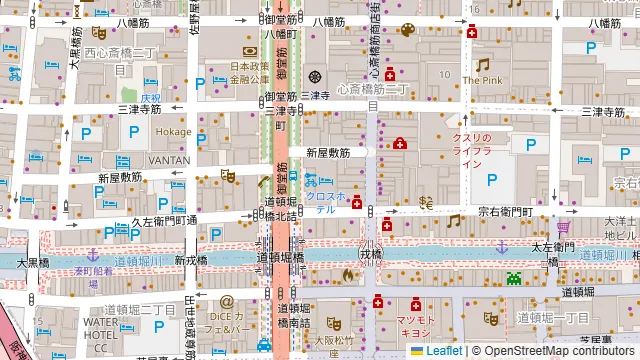 心斎橋 ライムの周辺地図