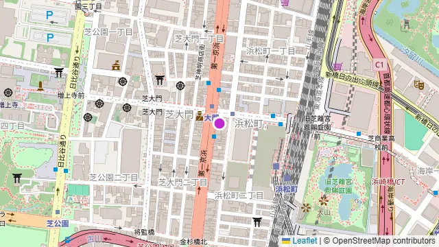 越後酒房 八海山 浜松町本店の周辺地図