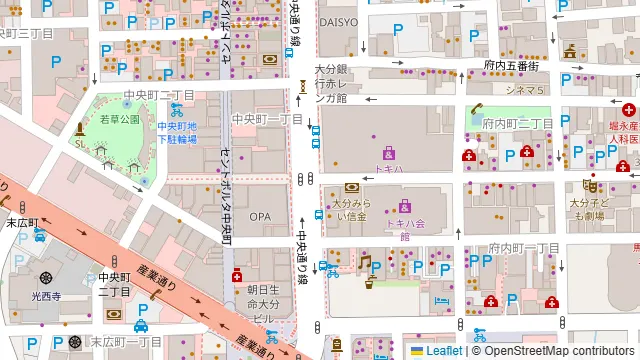 全席個室 居酒屋 あや鶏 大分駅前 府内町店の周辺地図