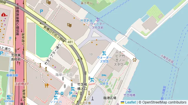 BRAUERTAFEL アトレ竹芝店の周辺地図
