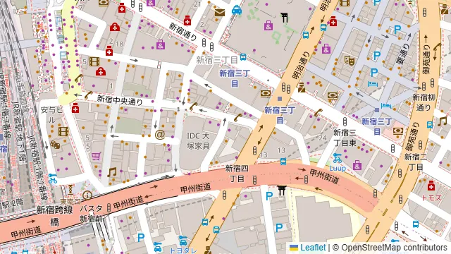 CRAFT GRILL(クラフトグリル)新宿店の周辺地図