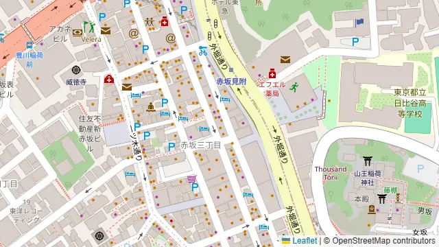 SOCIAL SPACE AKASAKAの周辺地図
