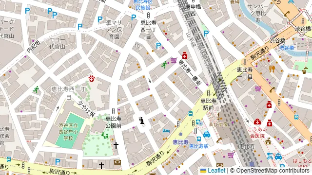 大衆居酒屋 恵比寿商店の周辺地図