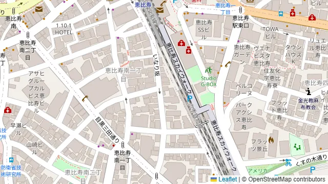TRATT. USHIGORO 恵比寿店の周辺地図