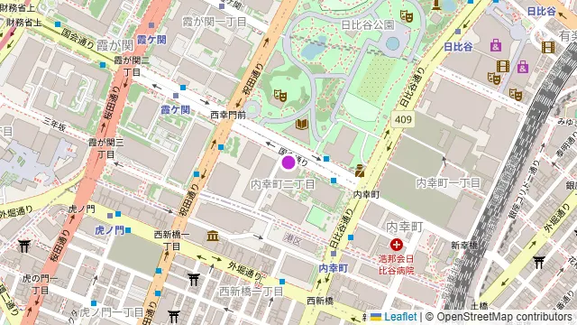 コートヤード・マリオット銀座東武ホテルの周辺地図