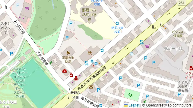 MECAL GARDENの周辺地図