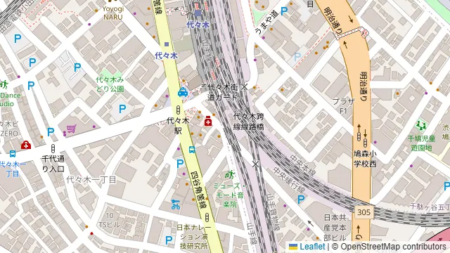 木村屋本店 代々木西口の周辺地図
