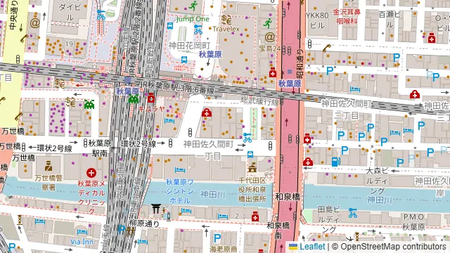 Darts UP 秋葉原店の周辺地図