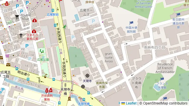 恵比寿 Elegante Vita(エレガンテヴィータ)の周辺地図