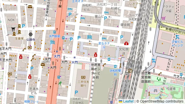 九州 熱中屋 浜松町駅前 LIVEの周辺地図
