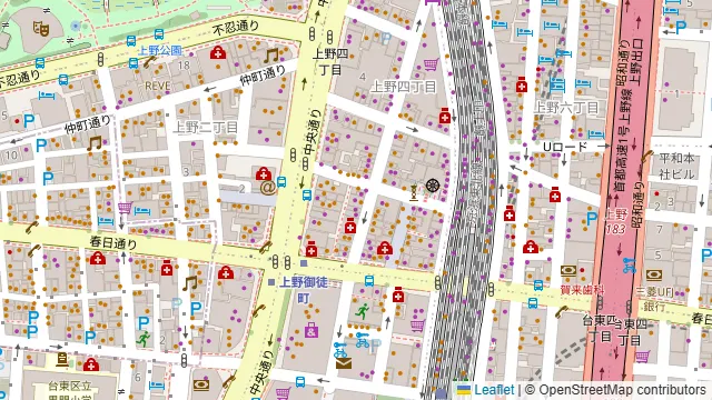 食べ放題 飲み放題 個室居酒屋 京 アメ横店の周辺地図