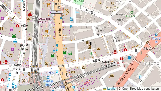 バネバグース 渋谷宮益坂店の周辺地図