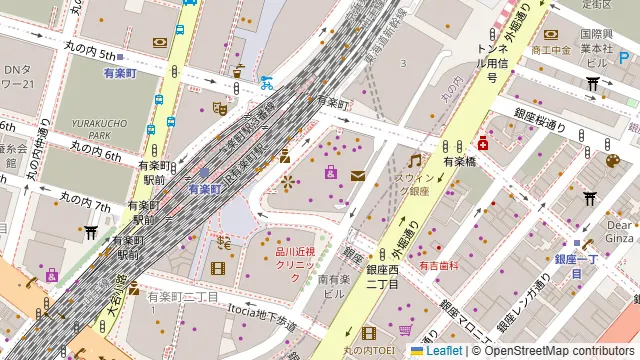 goodroom lounge 有楽町の周辺地図