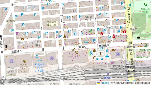ベルサイユの豚 錦糸町の周辺地図