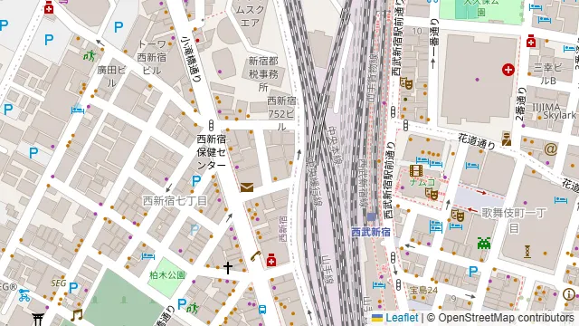 CONA 西新宿小滝橋通り店の周辺地図