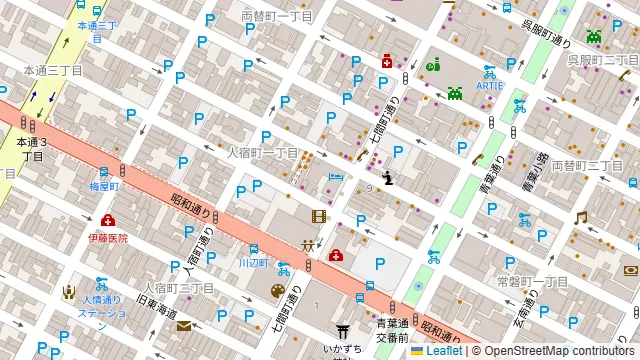 KOKO HOTEL 静岡の周辺地図