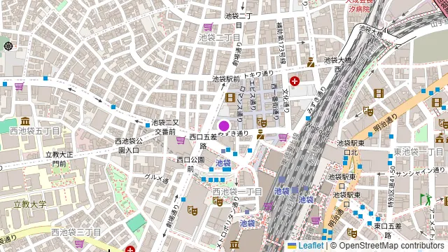 座135(ザ イサゴ) 池袋本店の周辺地図
