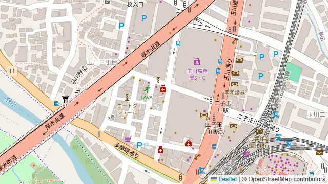 タカズ ビストロ ヴィエスの周辺地図