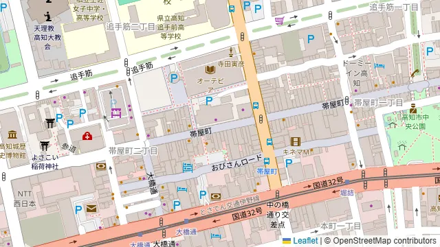 シュラスコ&バイキングレストラン ALEGRIA 帯屋町店の周辺地図