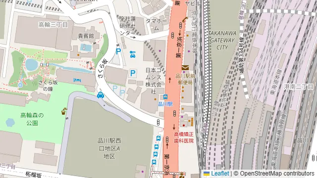TIME SHARING 品川センタービルディング 4F Conference Room Bの周辺地図
