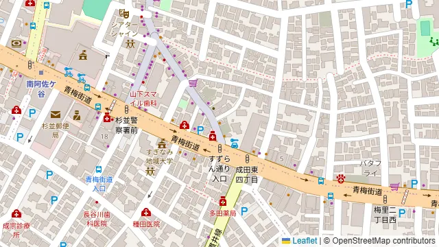 炭火台所 鶏丸の周辺地図