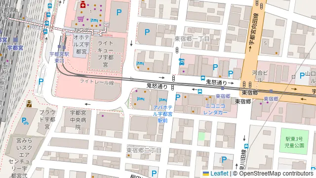 TKPガーデンシティ宇都宮の周辺地図