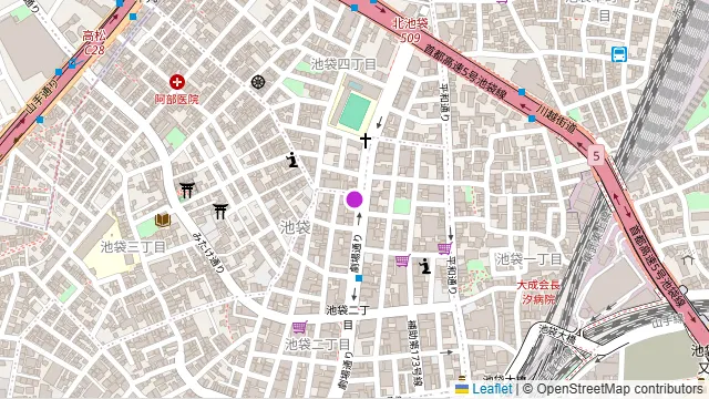 Darts UP(ダーツ アップ)池袋西口店の周辺地図