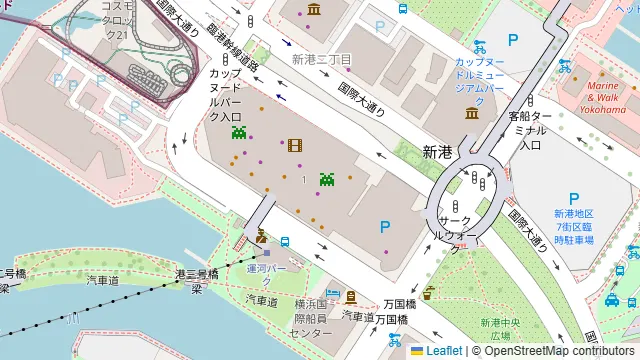 美食米門 横浜の周辺地図
