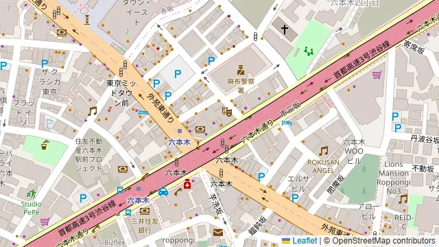 Karaoke Bar Nyx Roppongiの周辺地図