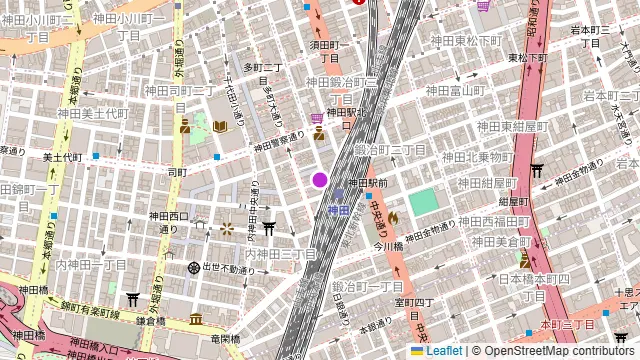 神田よあかしの周辺地図