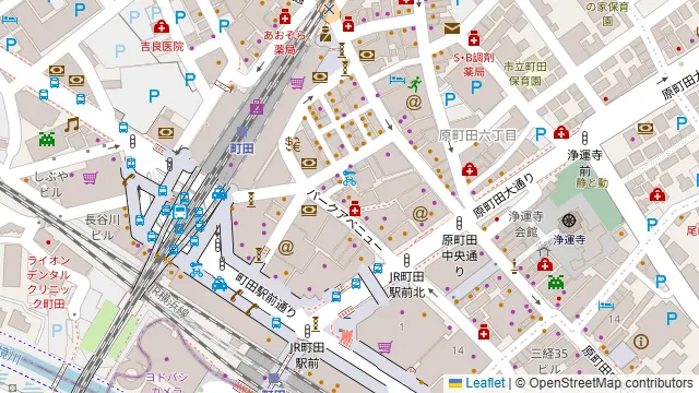よりみち 町田店の周辺地図