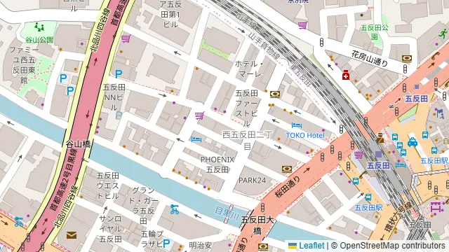 イタリアンバル CONA 五反田店の周辺地図