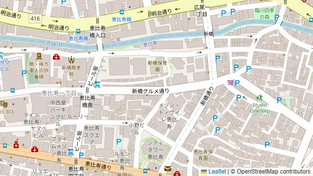 ブラッスリータイユの周辺地図