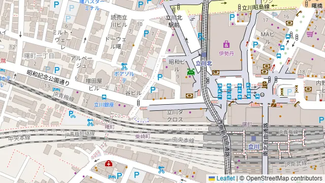 Darts UP(ダーツ アップ)立川北口店の周辺地図