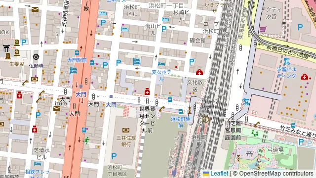 浜松町キッチンの周辺地図