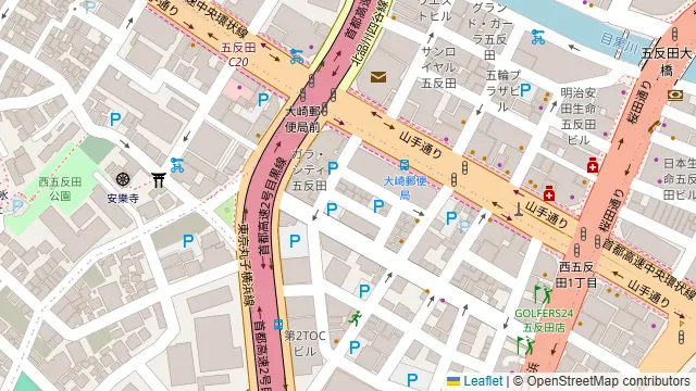 LAMP(ランプ)五反田駅前店の周辺地図