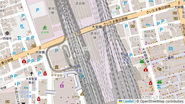 Darts UP(ダーツ アップ)大宮北銀座通り店の周辺地図