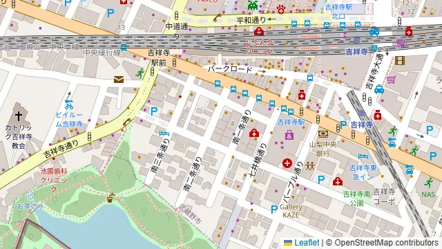 Pave吉祥寺の周辺地図