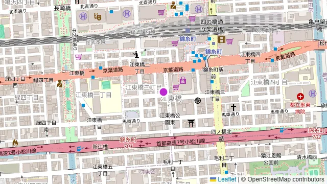 ピッツェリアバール LoRo 錦糸町店の周辺地図