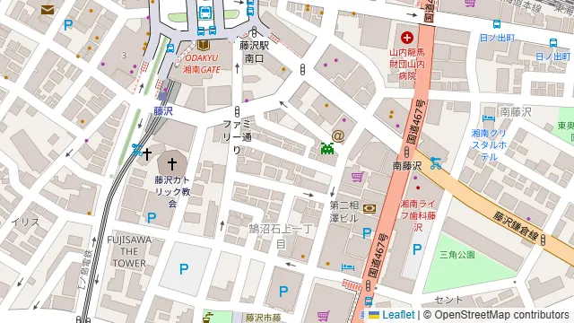 SHARI's ~シャリーズ~ PARTY&DINNER 藤沢の周辺地図