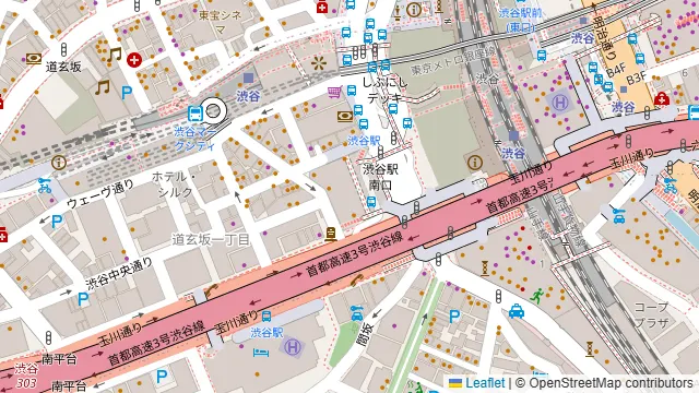 CE LA VI TOKYOの周辺地図