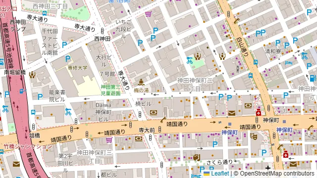 路地裏バルO’sの周辺地図